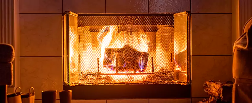 Mendota Hearth Landscape Fireplace Installation in Richland, Washington