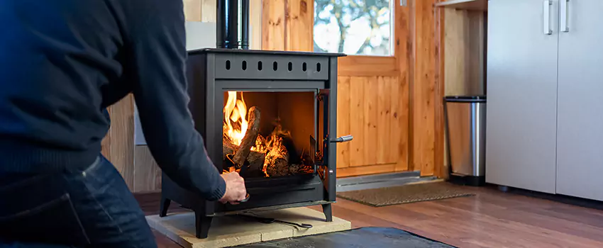 Open Hearth Wood Fireplace Installation in Richland, WA