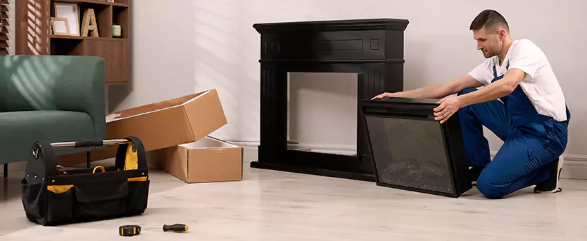 Old Rusted Metal Fireplace Repair And Replacement in Richland, WA